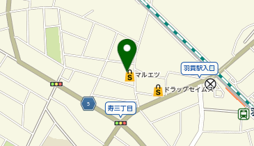 ミーツ伊奈寿マルエツ店の地図画像