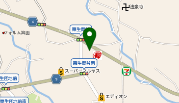 ワッツウィズ箕面アプロ店の地図画像