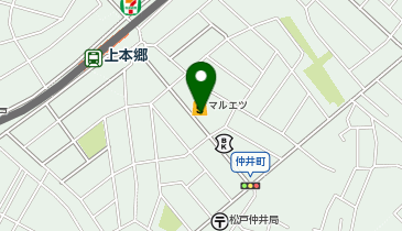 ミーツ上本郷マルエツ店の地図画像