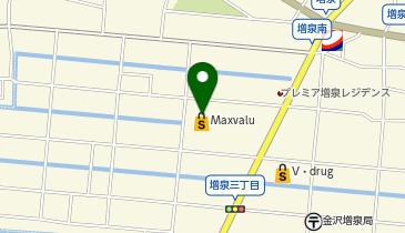 ワッツウィズ増泉マックスバリュ店の地図画像