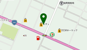 ワッツウィズびほろシティ店の地図画像