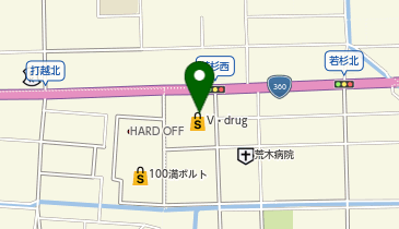 シルク小松東Vドラッグ店の地図画像