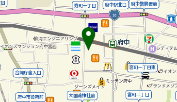 ワッツ府中ル・シーニュ店の地図画像