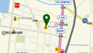 ワッツウィズ阿久根タイヨー店の地図画像