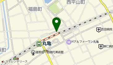 ワッツウィズJR丸亀エースワン店の地図画像