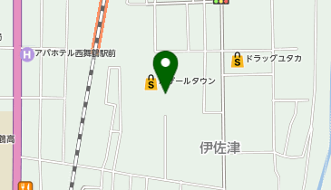 ワッツ舞鶴バザールタウン店の地図画像