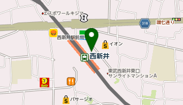 ワッツ西新井トスカ東館店の地図画像