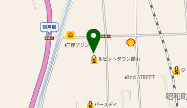 ワッツ高山ルビットタウン店の地図画像