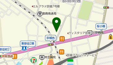 ワッツ大阪京橋店の地図画像