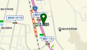 ワッツ上諏訪駅前店の地図画像