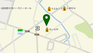 ワッツウィズ大田原本町たいらや店の地図画像