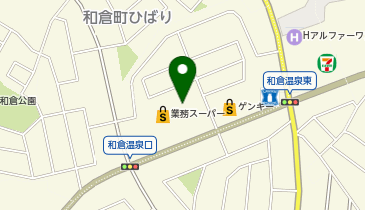 ワッツ七尾和倉店の地図画像