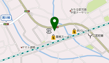 ワッツウィズ業務スーパー二宮中里店の地図画像