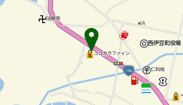 ワッツウィズ西伊豆仁科ココカラファイン店の地図画像