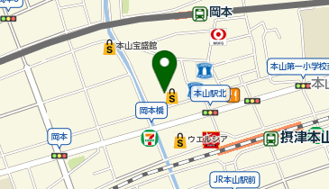 ワッツウィズ本山グルメシティ店の地図画像