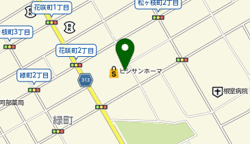 ワッツウィズ根室ヒシサンホーマ店の地図画像