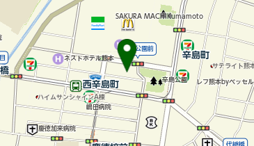 ワッツウィズ業務スーパー辛島公園店の地図画像