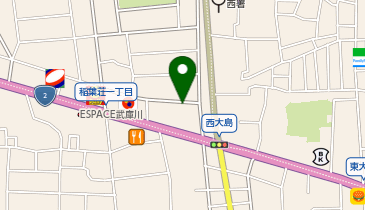 ワッツウィズ西大島グルメシティ店の地図画像