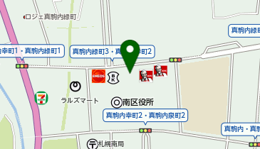 ワッツウィズ真駒内東光ストア店の地図画像