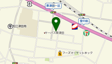 ワッツウィズ東津田ウェルネス店の地図画像