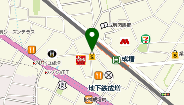ワッツ成増店の地図画像
