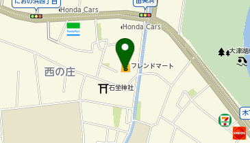 ワッツウィズ大津西の庄フレンドマートスマート店の地図画像