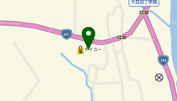 ワッツウィズ黒羽ダイユー店の地図画像