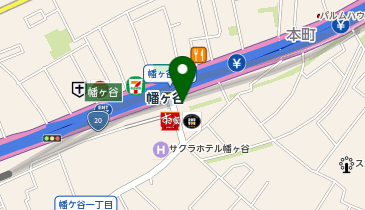 ワッツ幡ケ谷駅店の地図画像