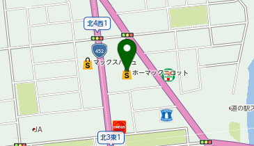 ワッツウィズ芦別DZマート店の地図画像