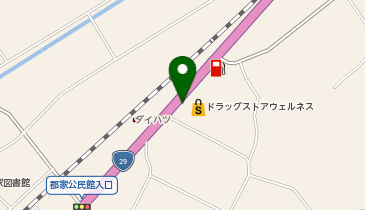 ワッツウィズ郡家ウェルネス店の地図画像