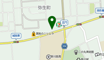 ワッツウィズ掛川弥生ココカラファイン店の地図画像