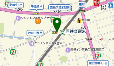 ワッツ 久留米レイリア店の地図画像
