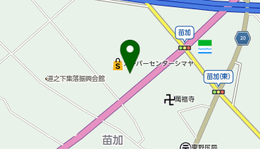 ワッツウィズ砺波スーパーセンターシマヤ店の地図画像