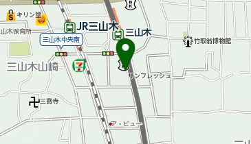 ワッツウィズ三山木サンフレッシュ店の地図画像