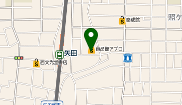 ワッツウィズ矢田アプロ店の地図画像