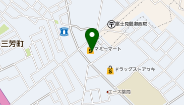 ワッツウィズ三芳マミーマート店の地図画像