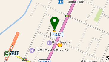 ミーツ遠軽プラザ店の地図画像