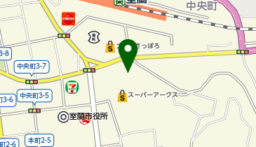 ワッツ室蘭中央アークス店の地図画像