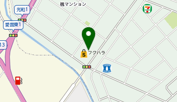 光和フクハラ店の地図画像