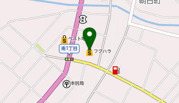 ワッツウィズ本別フクハラ店の地図画像