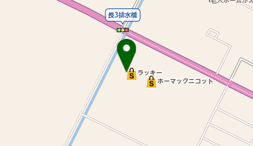 ワッツウィズ長沼ラッキー店の地図画像