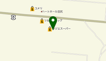 ワッツウィズ田尻ウジエスーパー店の地図画像