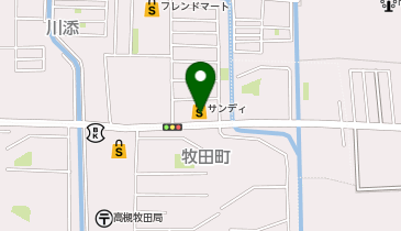 FLET&rsquo;Sサンディ川添店の地図画像