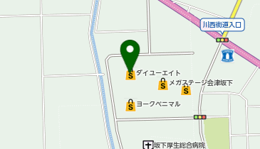 ワッツウィズ会津坂下ダイユーエイト店の地図画像
