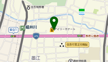 FLET&rsquo;Sデイリーカナート住吉店の地図画像
