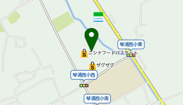 ワッツウィズ児島下の町ニシナ店の地図画像