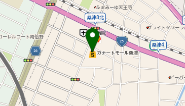 ワッツ 桑津店の地図画像