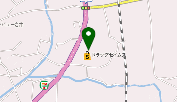 ワッツウィズ岩井セイムス店の地図画像