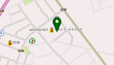 ワッツウィズ大穂フードスクエアカスミ店の地図画像
