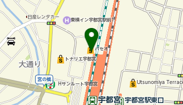 BuonaVita宇都宮パセオ店の地図画像